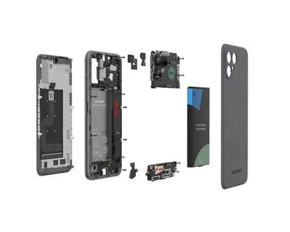 Fairphone 4 16 cm (6.3") Doppia SIM Android 11 5G USB tipo-C 6 GB 128 GB 3905 mAh Grigio