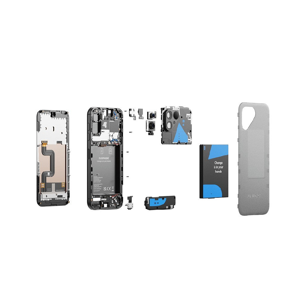 Fairphone 5 16,4 cm (6.46") Doppia SIM Android 13 5G USB tipo-C 8 GB 256 GB 4200 mAh Trasparente