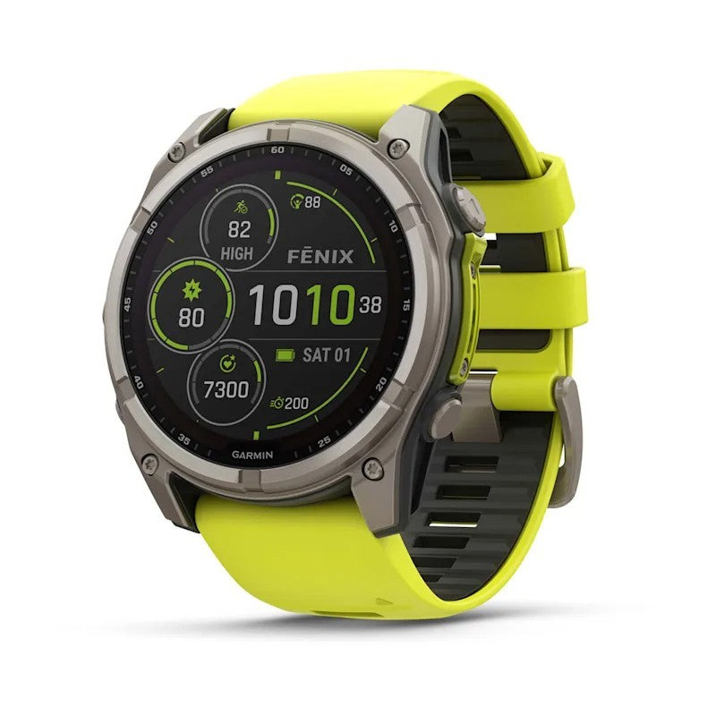 Garmin fenix 8 3,56 cm (1.4") 51 mm Digitale 280 x 280 Pixel Touch screen Titanio Wi-Fi GPS (satellitare)