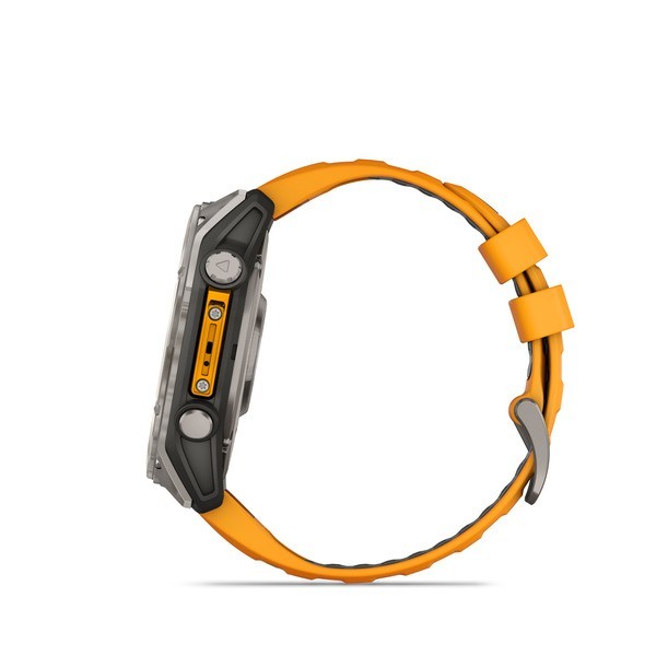 Garmin Fenix 8 3,56 cm (1.4") AMOLED 51 mm Digitale 454 x 454 Pixel Touch screen Titanio Wi-Fi GPS (satellitare)
