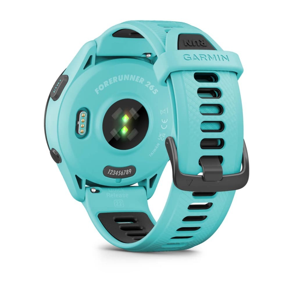 Garmin Forerunner 265 3,3 cm (1.3") AMOLED 46 mm Digitale 416 x 416 Pixel Touch screen Nero, Blu Wi-Fi GPS (satellitare)