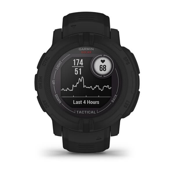 Garmin Instinct 2 Solar Tactical Edition 2,29 cm (0.9") MIP 45 mm Digitale 176 x 176 Pixel Nero GPS (satellitare)