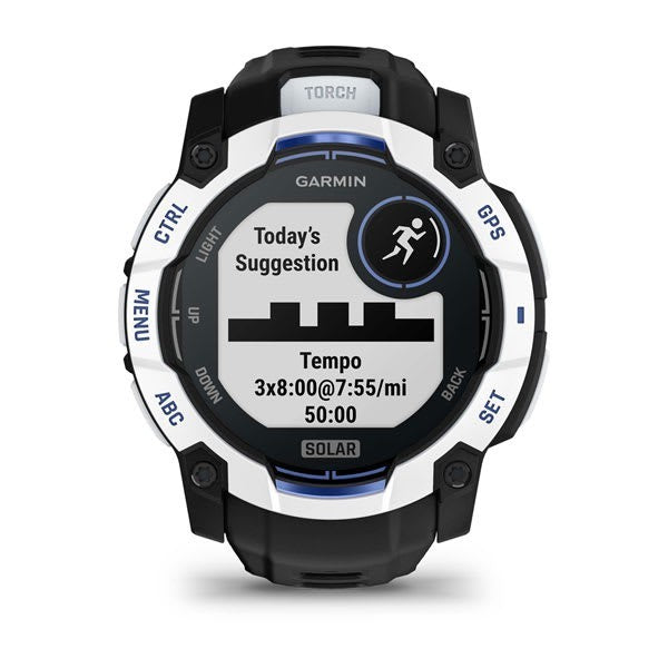 Garmin Instinct 2,79 cm (1.1") MIP 50 mm Digitale 176 x 176 Pixel Touch screen Nero, Bianco GPS (satellitare)