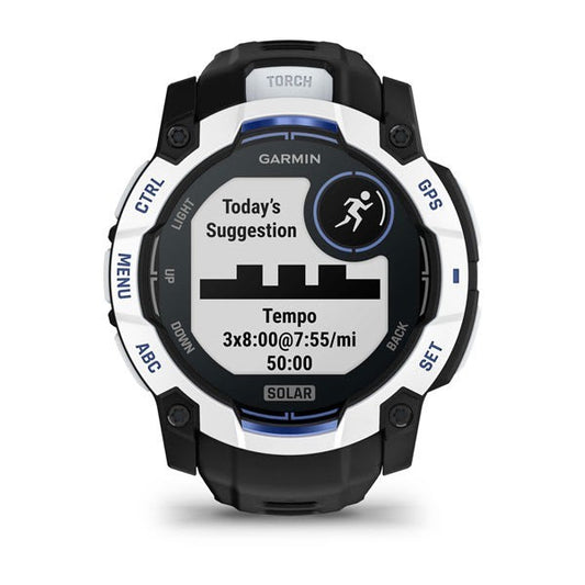 Garmin Instinct 2,79 cm (1.1") MIP 50 mm Digitale 176 x 176 Pixel Touch screen Nero, Bianco GPS (satellitare)