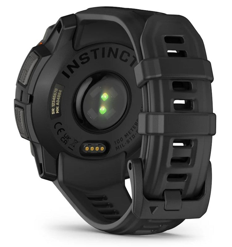 Garmin Instinct 3 Solar 2,29 cm (0.9") MIP 45 mm Digitale 176 x 176 Pixel Touch screen Nero GPS (satellitare)