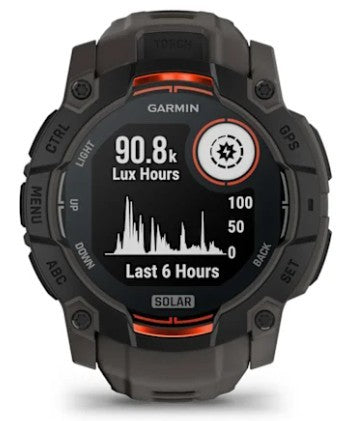 Garmin Instinct 3 Solar 3,3 cm (1.3") MIP 50 mm Digitale 176 x 176 Pixel Touch screen Nero GPS (satellitare)