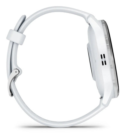 Garmin Venu 3 3,56 cm (1.4") AMOLED 45 mm Digitale 454 x 454 Pixel Touch screen Argento, Bianco Wi-Fi GPS (satellitare)
