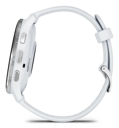 Garmin Venu 3 3,56 cm (1.4") AMOLED 45 mm Digitale 454 x 454 Pixel Touch screen Argento, Bianco Wi-Fi GPS (satellitare)