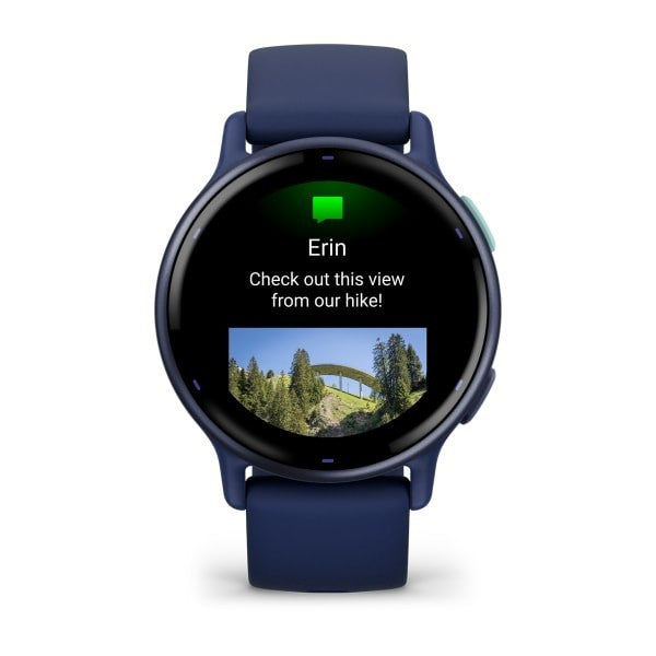 Garmin Vivoactive 5 3,05 cm (1.2") AMOLED 42 mm Digitale 390 x 390 Pixel Touch screen Blu Wi-Fi GPS (satellitare)
