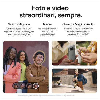 Google Pixel 8 Pro - Smartphone Android sbloccato con teleobiettivo, batteria con 24 ore di autonomia e display Super Actua -
