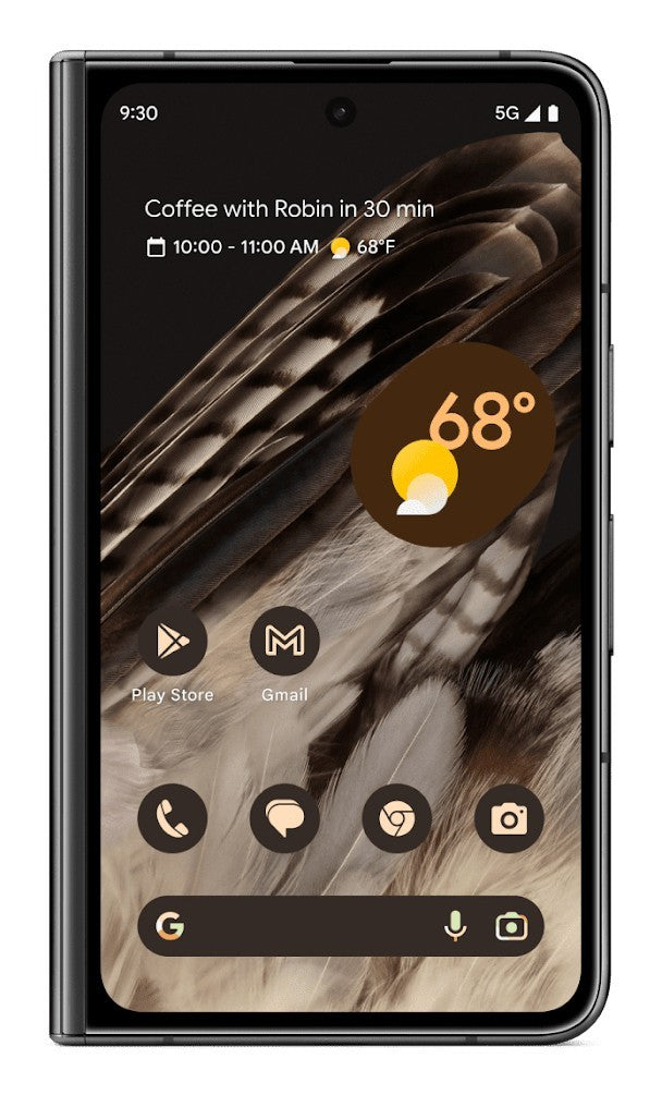 Google Pixel Fold 19,3 cm (7.6") Doppia SIM 5G USB tipo-C 12 GB 256 GB 4821 mAh Nero
