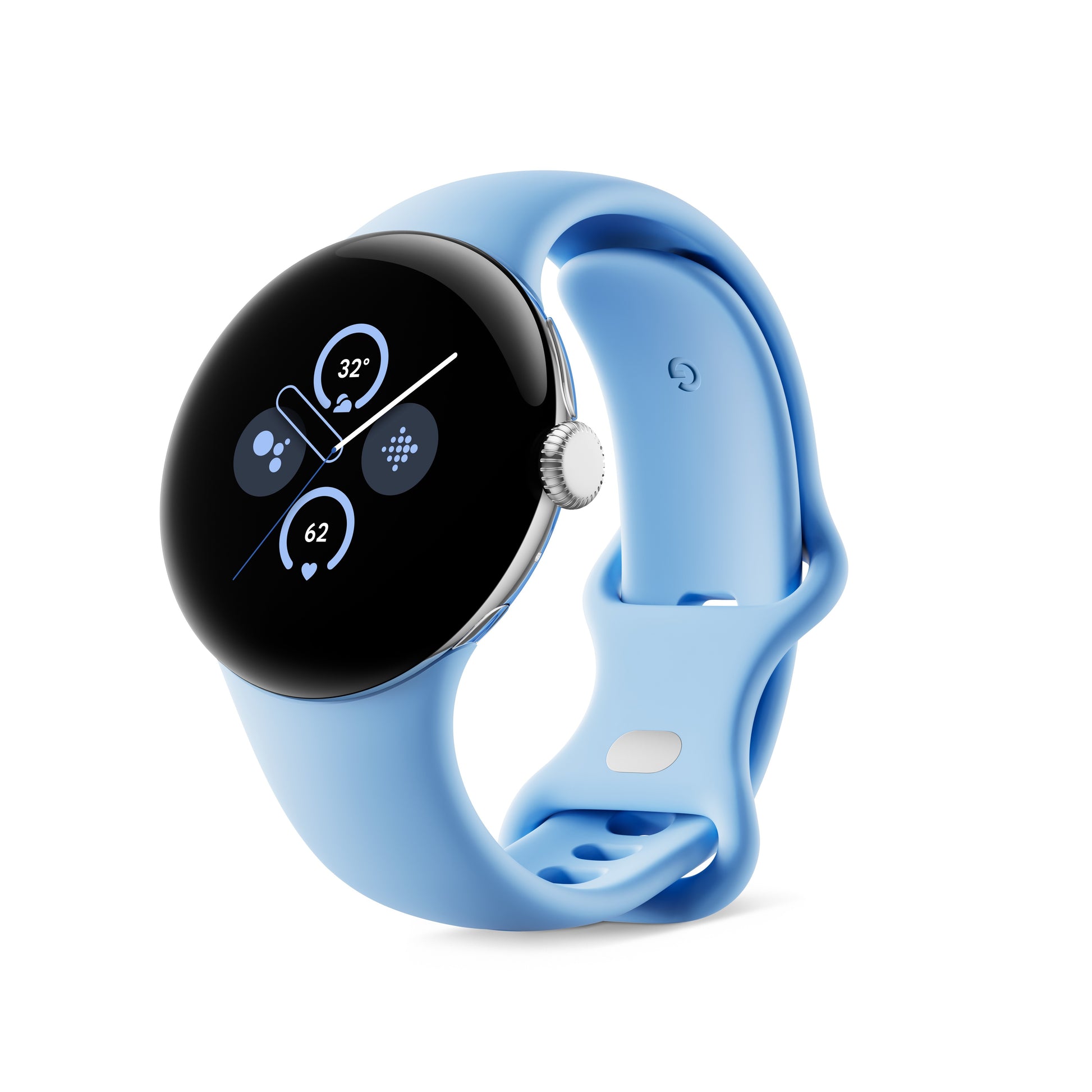 Google Pixel Watch 2 AMOLED 41 mm Digitale Touch screen 4G Argento Wi-Fi GPS (satellitare)