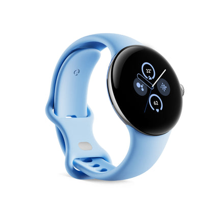 Google Pixel Watch 2 AMOLED 41 mm Digitale Touch screen 4G Argento Wi-Fi GPS (satellitare)