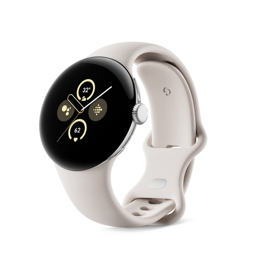 Google Pixel Watch 2 AMOLED 41 mm Digitale Touch screen Argento Wi-Fi GPS (satellitare)