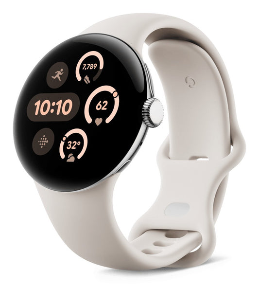Google Pixel Watch 3 AMOLED 41 mm Digitale Touch screen 4G Argento Wi-Fi GPS (satellitare)