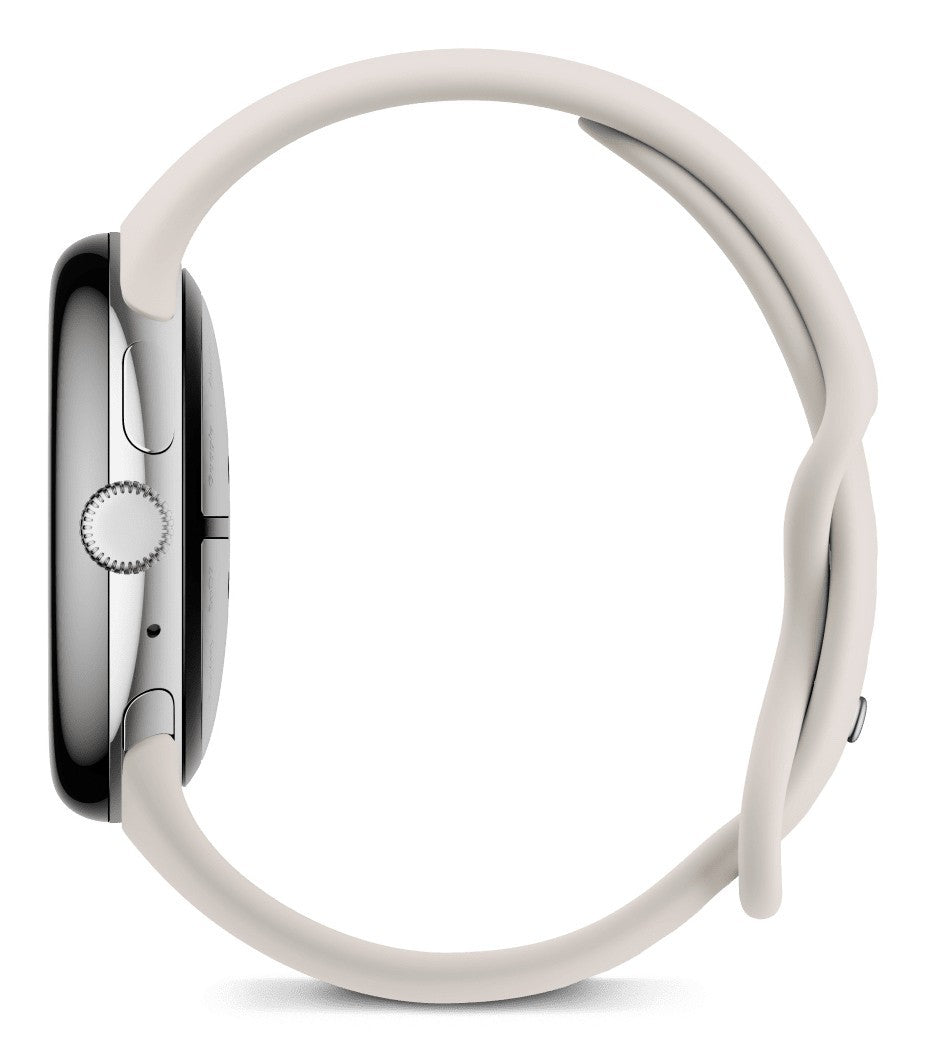 Google Pixel Watch 3 AMOLED 45 mm Digitale Touch screen Argento Wi-Fi GPS (satellitare)