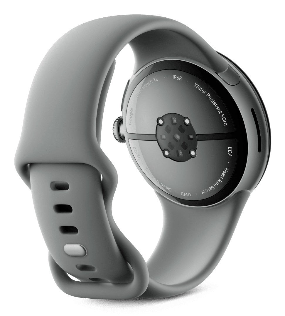 Google Pixel Watch 3 AMOLED 45 mm Digitale Touch screen Grigio Wi-Fi GPS (satellitare)