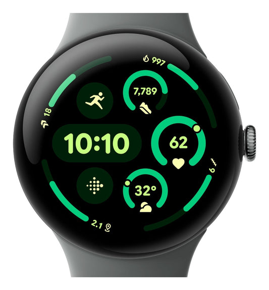 Google Pixel Watch 3 AMOLED 45 mm Digitale Touch screen Grigio Wi-Fi GPS (satellitare)