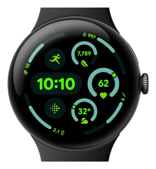 Google Pixel Watch 3 AMOLED 45 mm Digitale Touch screen Nero Wi-Fi GPS (satellitare)