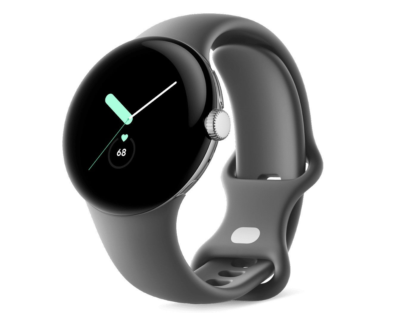 Google Pixel Watch AMOLED 41 mm Digitale Touch screen Argento Wi-Fi GPS (satellitare)