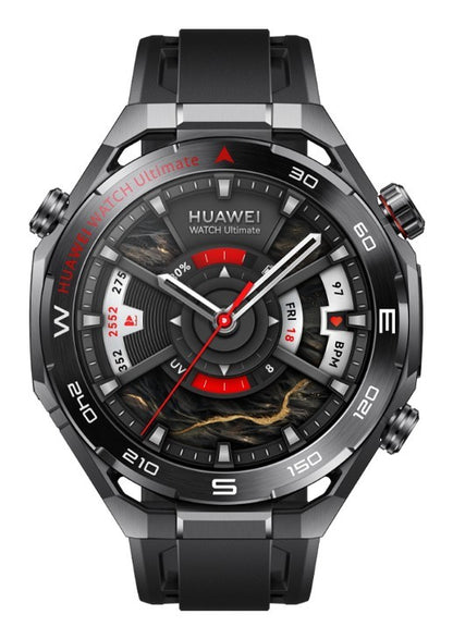 Huawei 55020GBB smartwatch e orologio sportivo 3,81 cm (1.5") LTPO 48.5 mm Ibrido 466 x 466 Pixel Nero Wi-Fi GPS (satellitare)