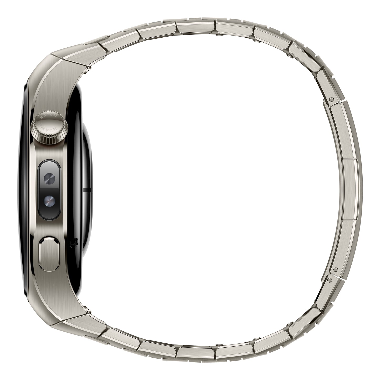 Huawei WATCH 5 (46 mm), cassa in titanio aerospaziale e cinturino in titanio. Compatibile con iOS e Android e chiamate E-sim