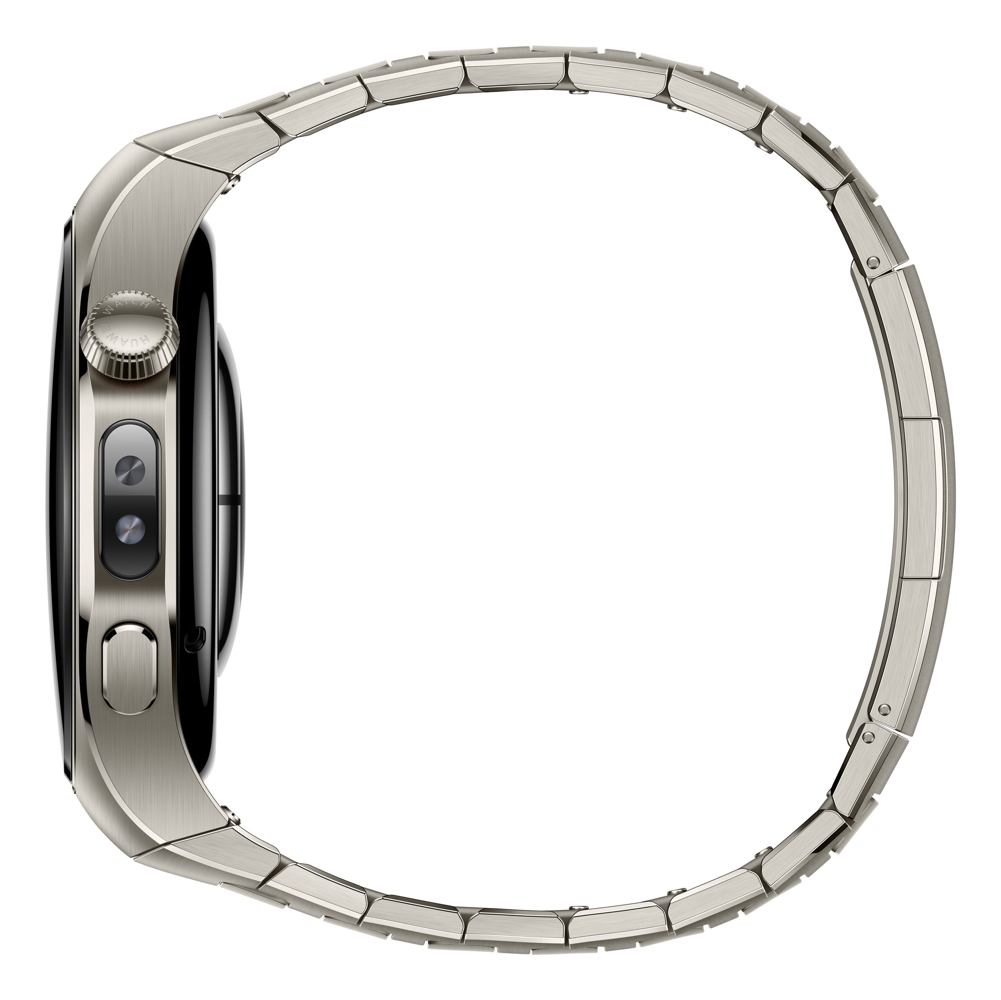 Huawei WATCH 5 (46 mm), cassa in titanio aerospaziale e cinturino in titanio. Compatibile con iOS e Android e chiamate E-sim