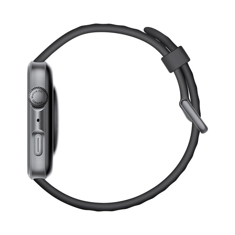 Huawei WATCH FIT 4, cassa in alluminio e cinturino nero. Fino a 10 giorni di autonomia e compatibile con iOS e Android