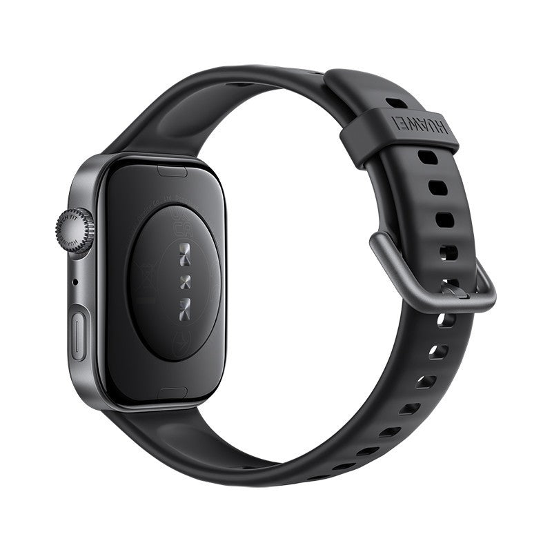 Huawei WATCH FIT 4, cassa in alluminio e cinturino nero. Fino a 10 giorni di autonomia e compatibile con iOS e Android