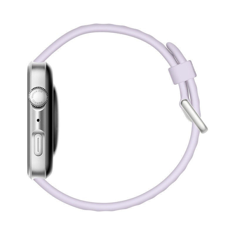 Huawei WATCH FIT 4, cassa in alluminio e cinturino viola. Fino a 10 giorni di autonomia e compatibile con iOS e Android