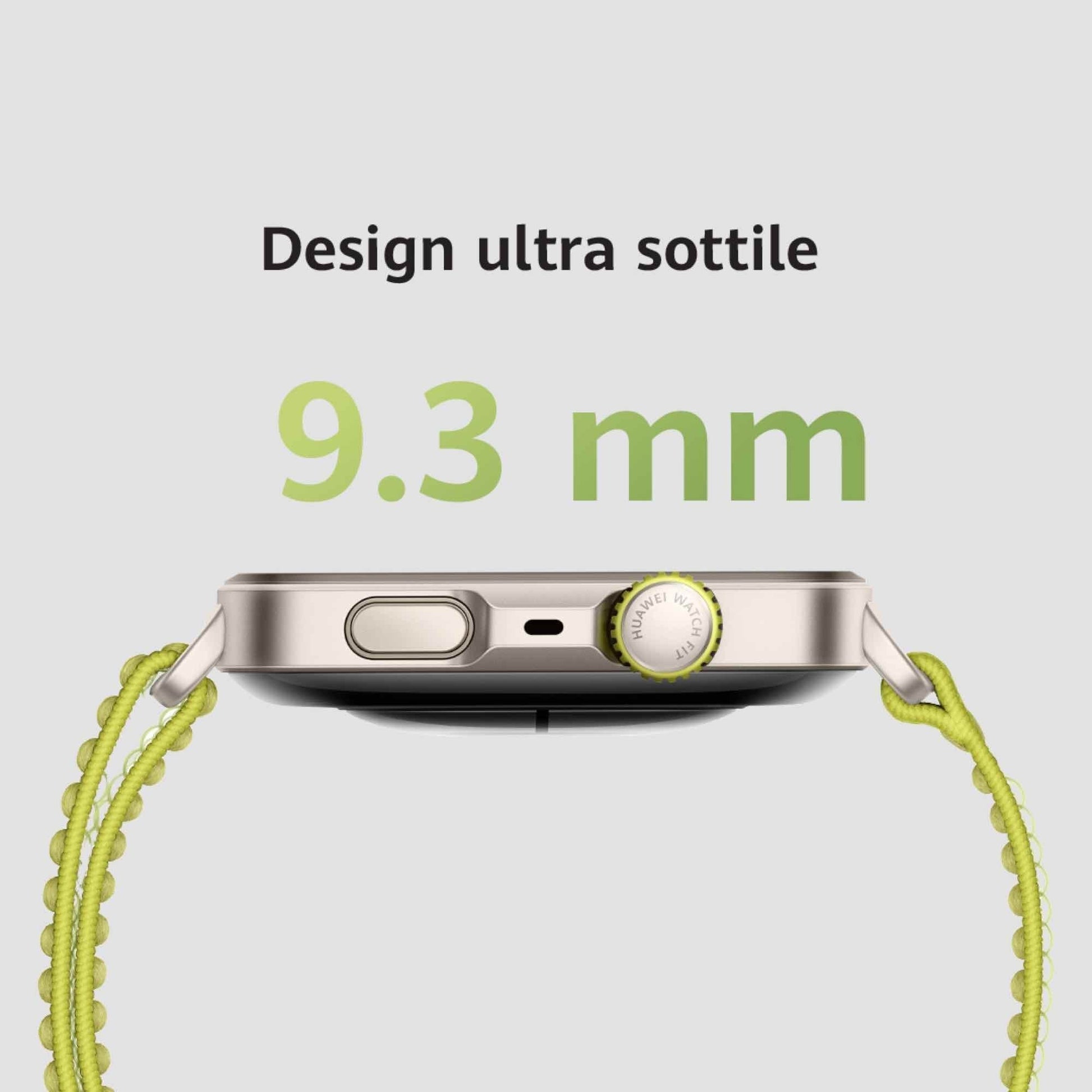 Huawei WATCH FIT 4 Pro, vetro zaffiro, cassa in titanio e cinturino nero. Fino a 10 giorni di autonomia e compatibile con iOS e