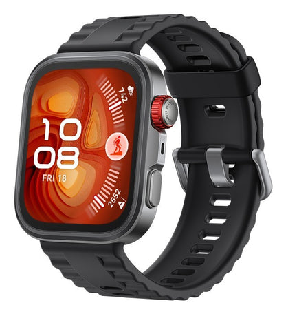 Huawei WATCH FIT 4 Pro, vetro zaffiro, cassa in titanio e cinturino nero. Fino a 10 giorni di autonomia e compatibile con iOS e