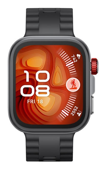Huawei WATCH FIT 4 Pro, vetro zaffiro, cassa in titanio e cinturino nero. Fino a 10 giorni di autonomia e compatibile con iOS e