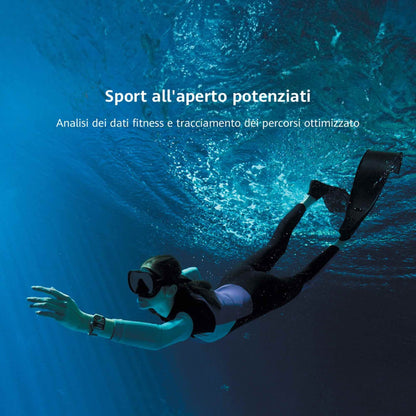 Huawei WATCH FIT 4 Pro, vetro zaffiro, cassa in titanio e cinturino verde. Fino a 10 giorni di autonomia e compatibile con iOS