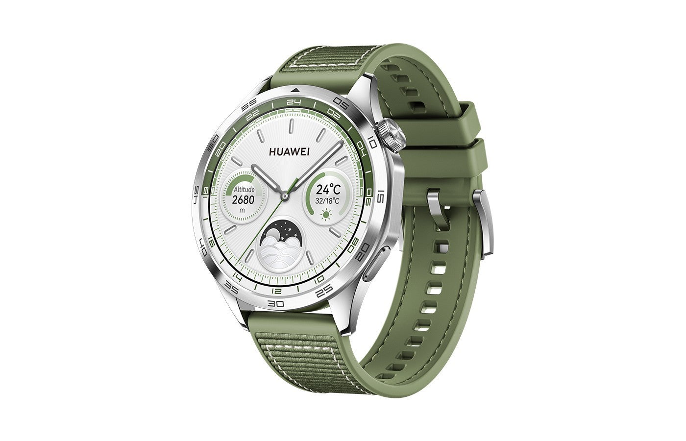 Huawei WATCH GT 4 3,63 cm (1.43") AMOLED 46 mm Digitale 466 x 466 Pixel Acciaio inox Wi-Fi GPS (satellitare)
