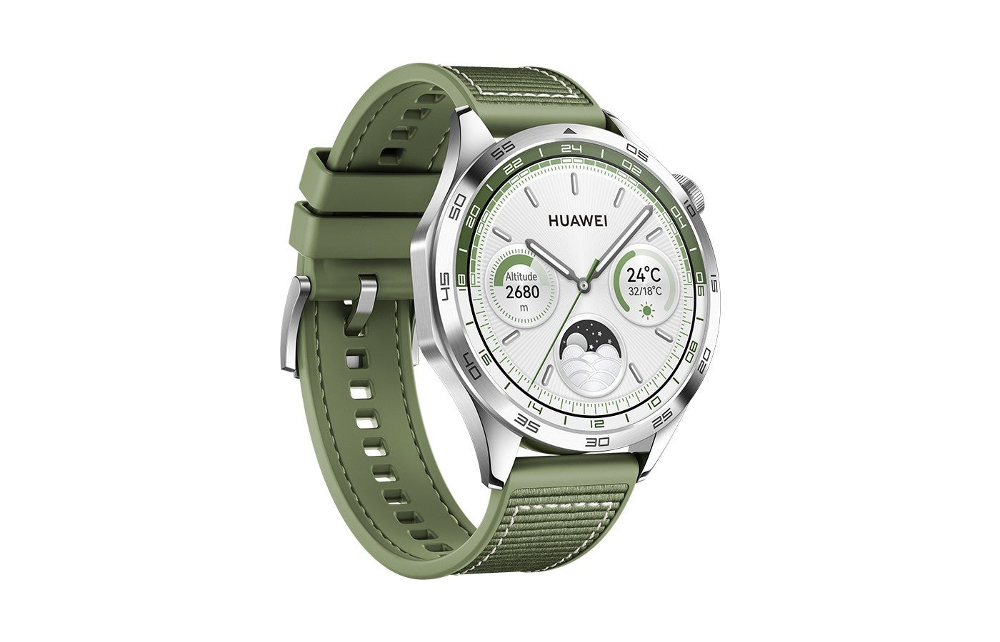 Huawei WATCH GT 4 3,63 cm (1.43") AMOLED 46 mm Digitale 466 x 466 Pixel Acciaio inox Wi-Fi GPS (satellitare)