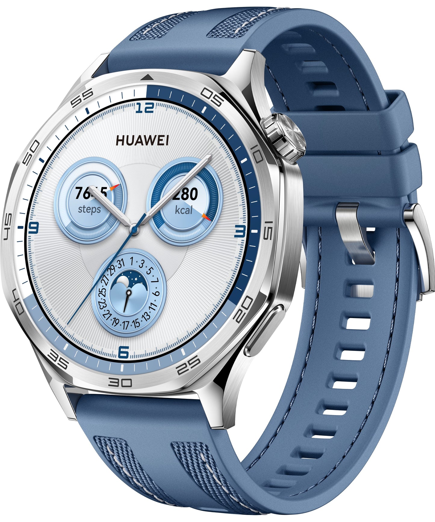 Huawei WATCH GT5 46mm 3,63 cm (1.43") AMOLED Digitale 466 x 466 Pixel Acciaio inox GPS (satellitare)