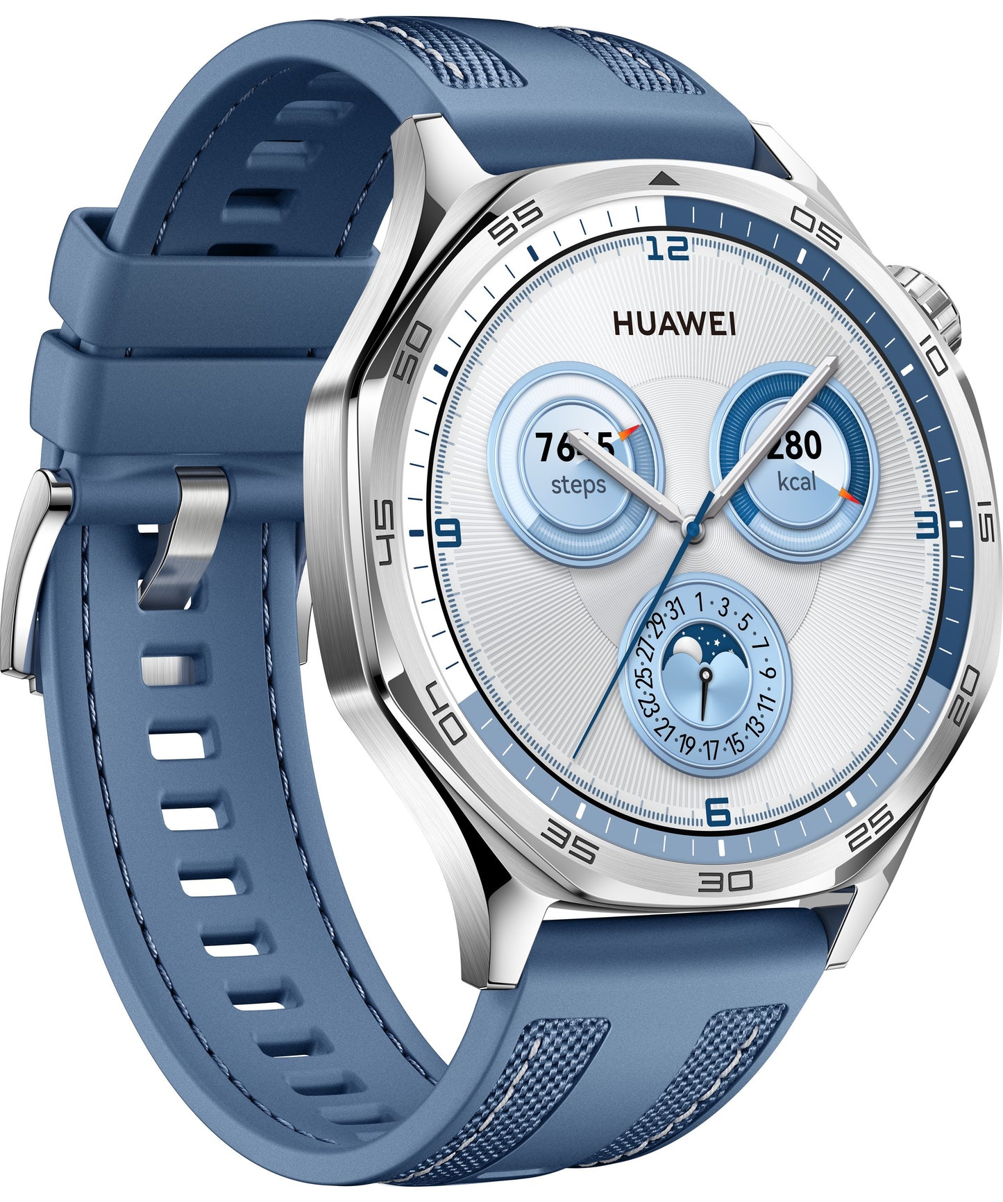 Huawei WATCH GT5 46mm 3,63 cm (1.43") AMOLED Digitale 466 x 466 Pixel Acciaio inox GPS (satellitare)