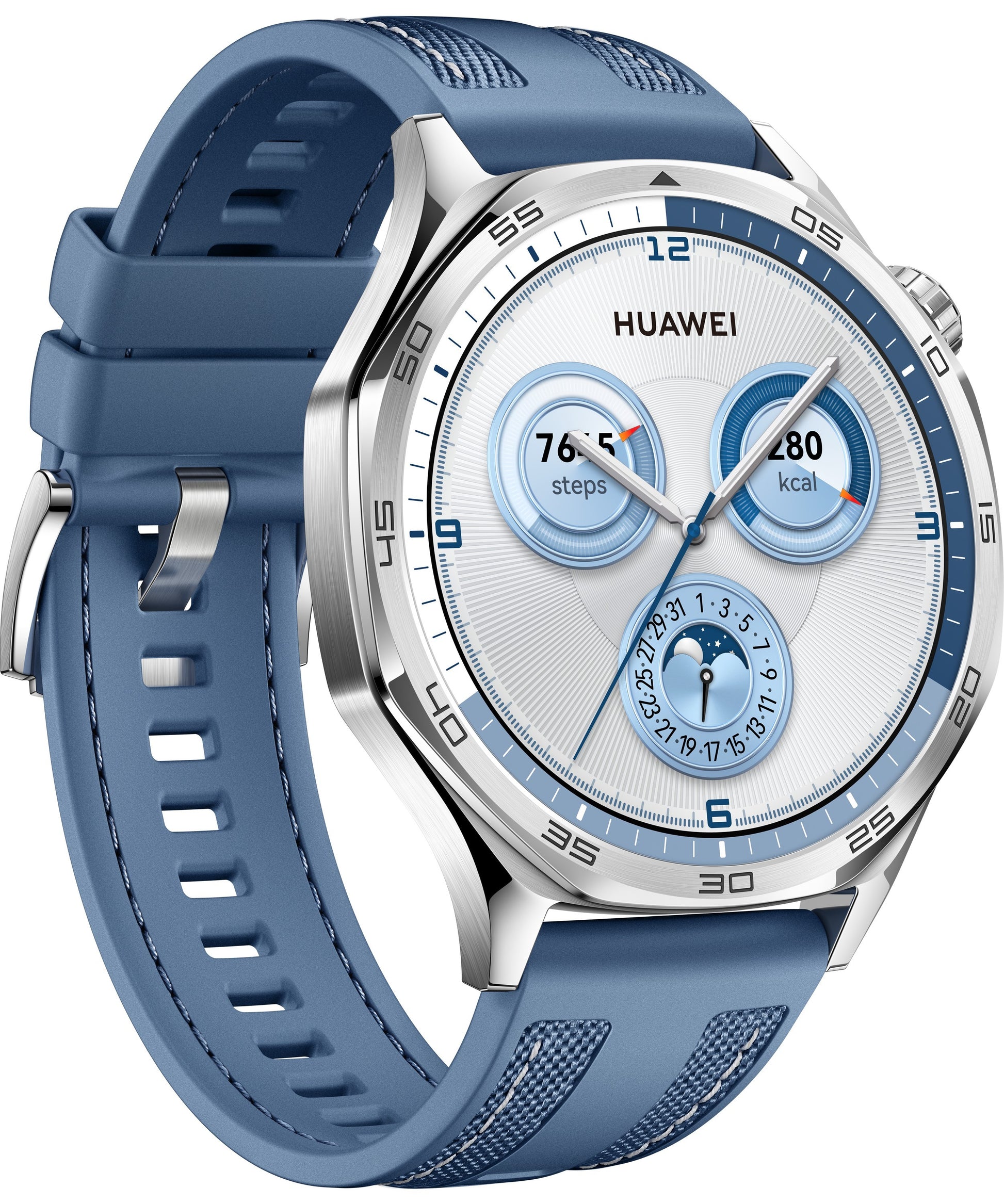 Huawei WATCH GT5 46mm 3,63 cm (1.43") AMOLED Digitale 466 x 466 Pixel Acciaio inox GPS (satellitare)
