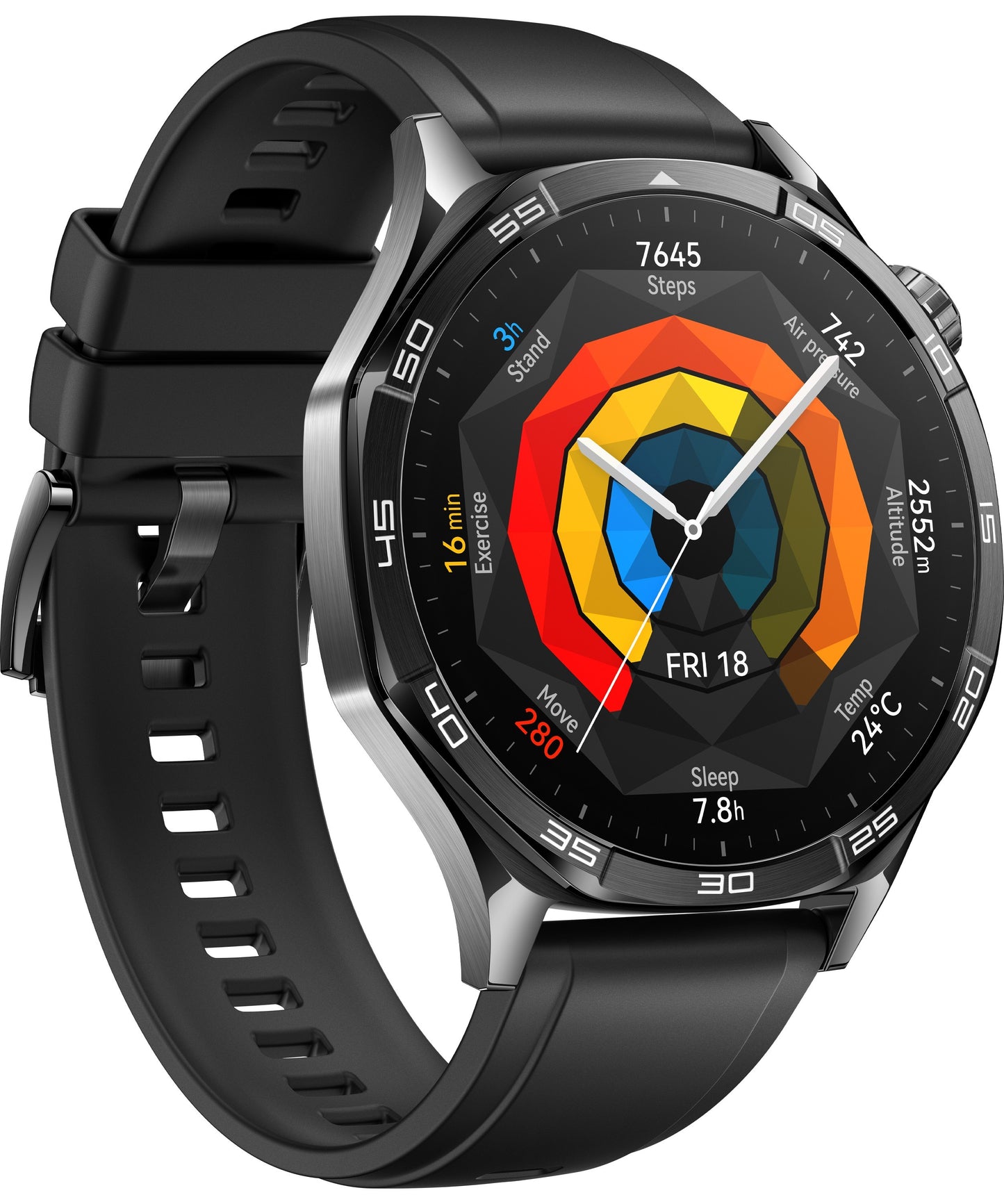 Huawei WATCH GT5 46mm 3,63 cm (1.43") AMOLED Digitale 466 x 466 Pixel Nero GPS (satellitare)