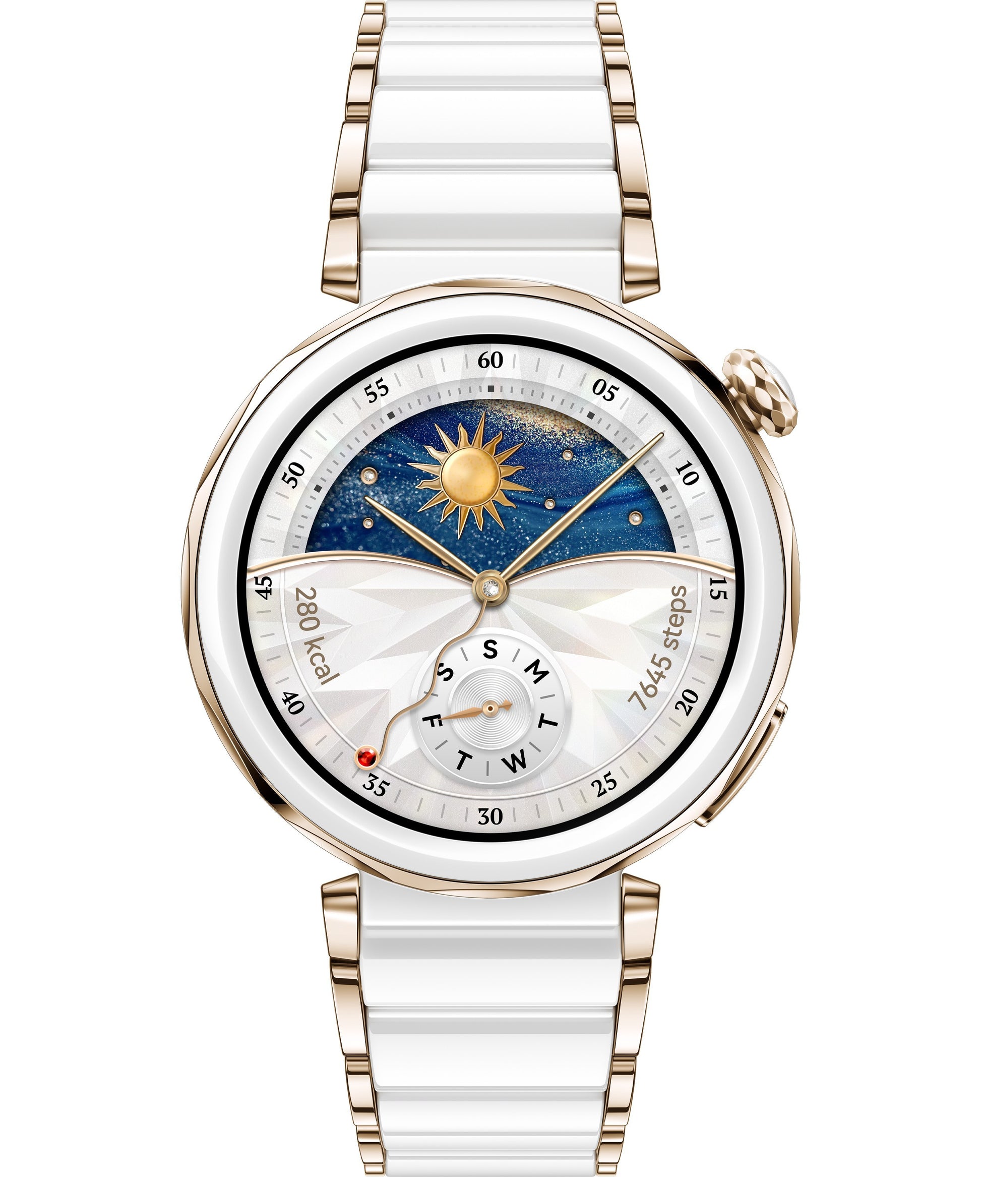 Huawei WATCH GT5 Pro 42mm 3,35 cm (1.32") AMOLED Digitale 466 x 466 Pixel Bianco GPS (satellitare)