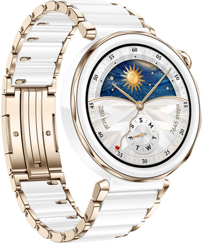Huawei WATCH GT5 Pro 42mm 3,35 cm (1.32") AMOLED Digitale 466 x 466 Pixel Bianco GPS (satellitare)