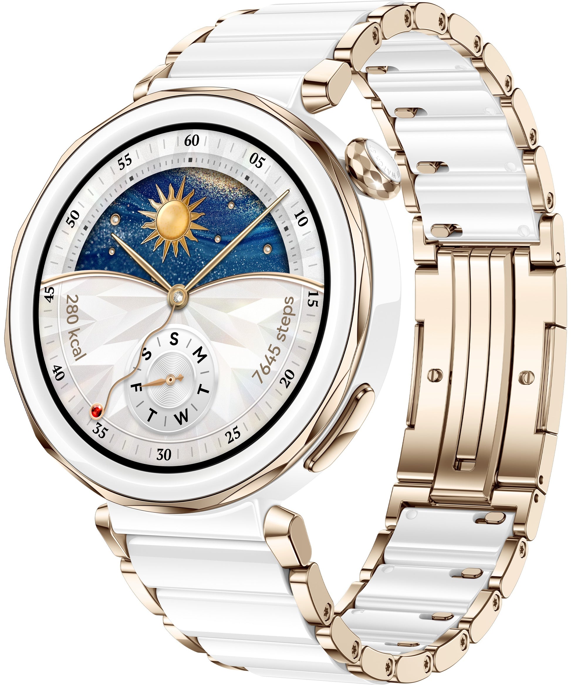 Huawei WATCH GT5 Pro 42mm 3,35 cm (1.32") AMOLED Digitale 466 x 466 Pixel Bianco GPS (satellitare)