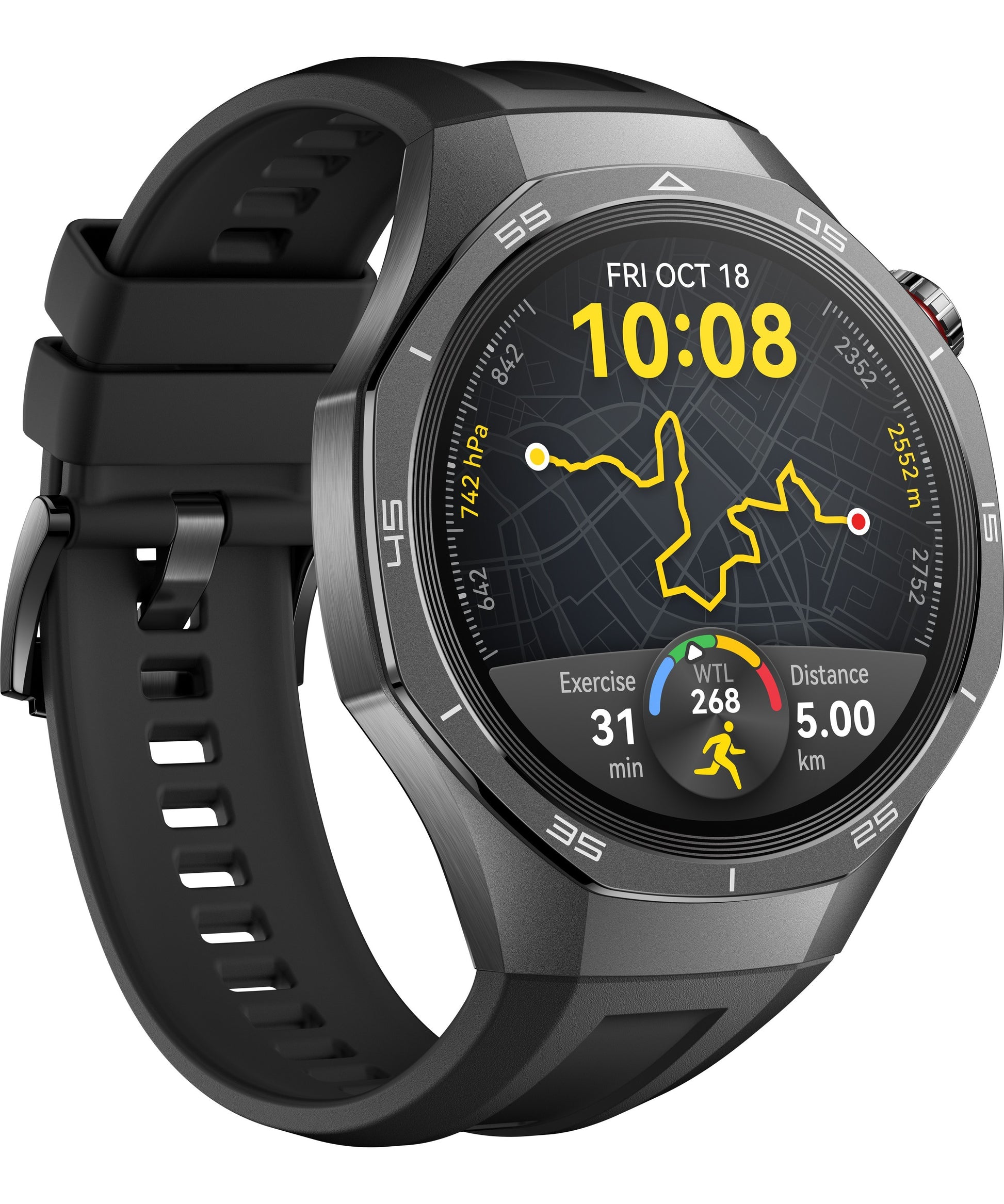 Huawei WATCH GT5 Pro 46mm 3,63 cm (1.43") AMOLED Digitale 466 x 466 Pixel Nero GPS (satellitare)