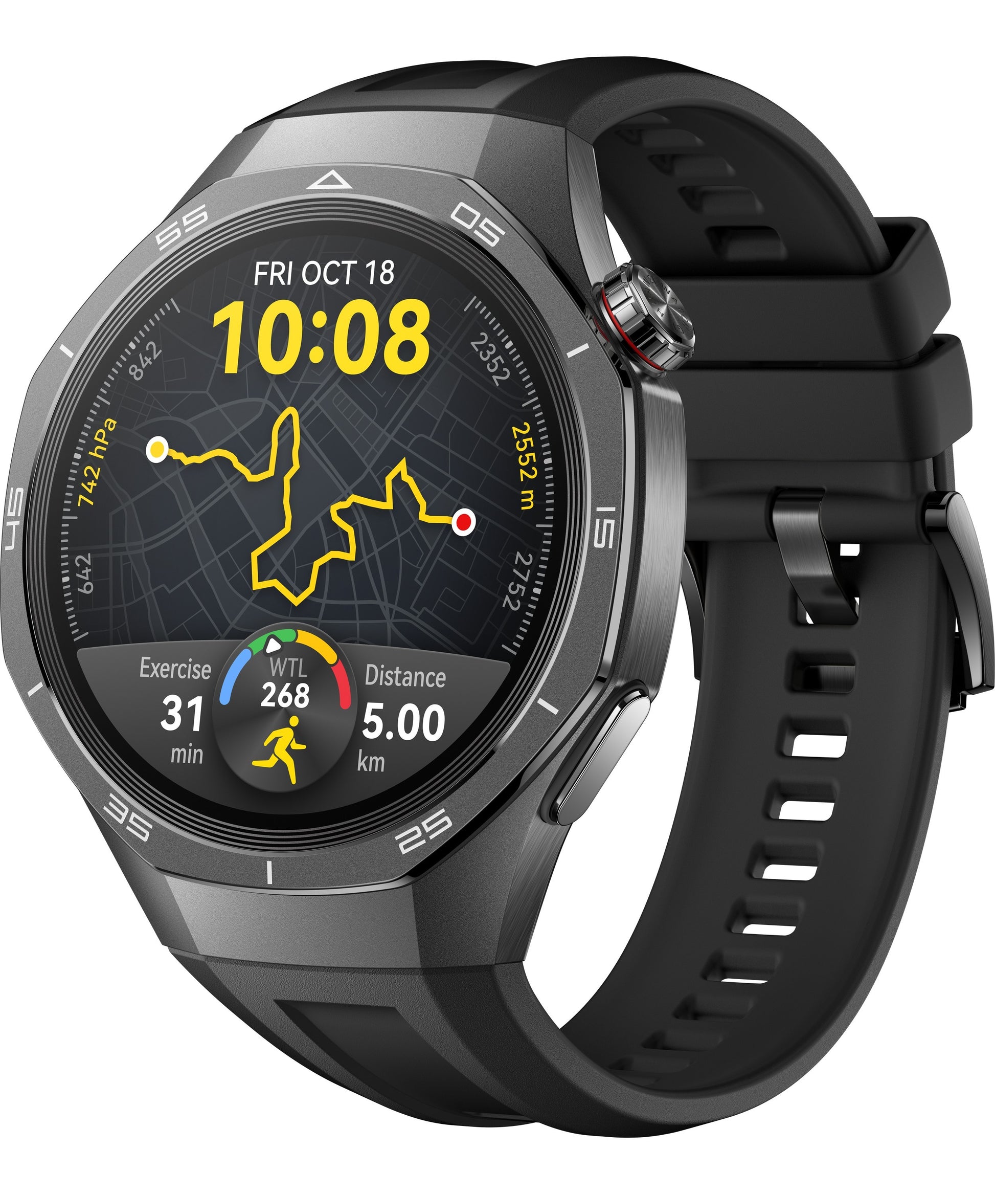 Huawei WATCH GT5 Pro 46mm 3,63 cm (1.43") AMOLED Digitale 466 x 466 Pixel Nero GPS (satellitare)