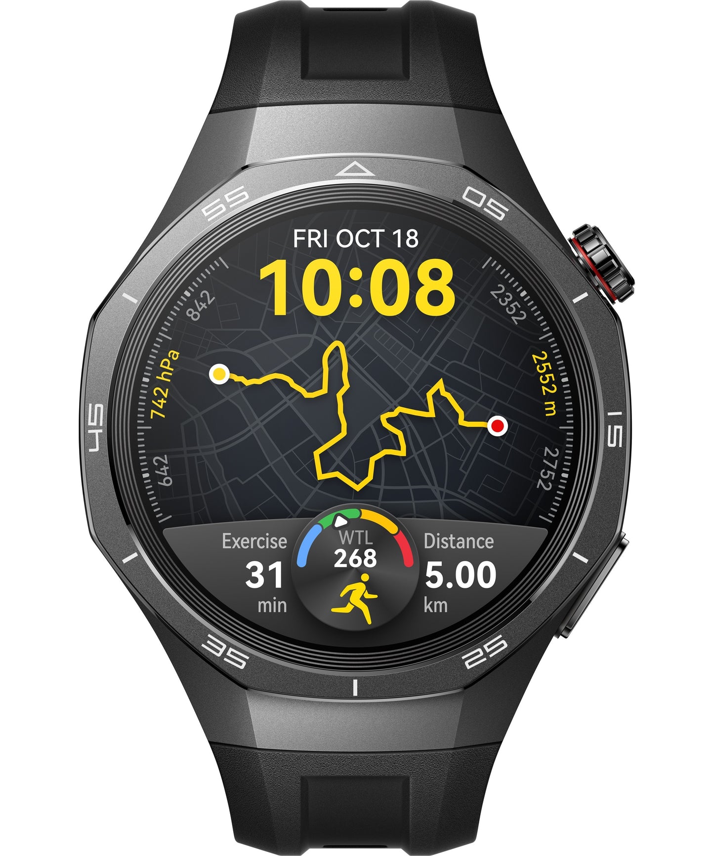 Huawei WATCH GT5 Pro 46mm 3,63 cm (1.43") AMOLED Digitale 466 x 466 Pixel Nero GPS (satellitare)
