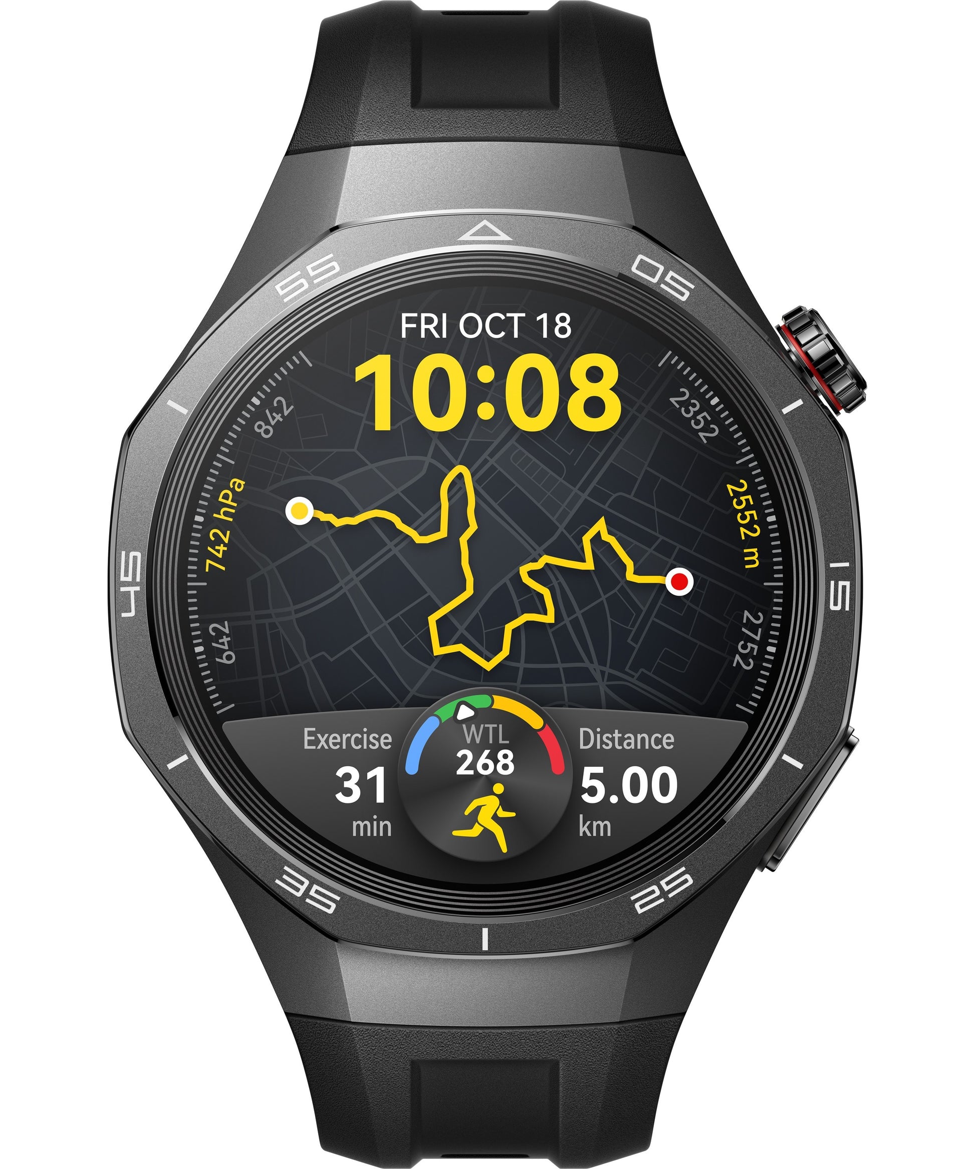 Huawei WATCH GT5 Pro 46mm 3,63 cm (1.43") AMOLED Digitale 466 x 466 Pixel Nero GPS (satellitare)