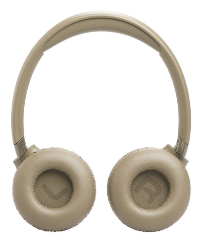 JBL Tune 680NC Auricolare Con cavo e senza cavo A Padiglione Musica e Chiamate USB tipo-C Bluetooth Beige