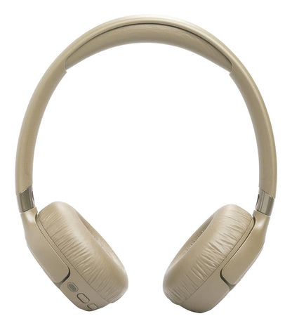 JBL Tune 680NC Auricolare Con cavo e senza cavo A Padiglione Musica e Chiamate USB tipo-C Bluetooth Beige