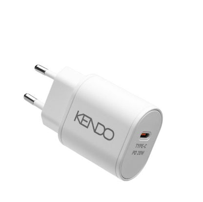 Kendo KDOTR1CPD20W Caricabatterie per dispositivi mobili Smartphone Bianco AC Ricarica rapida Interno